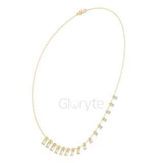 Baguette Diamond Necklace