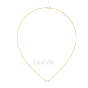 Baguette Diamond Bar Necklace