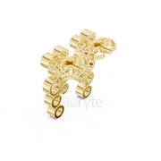 Bubble Cluster Diamond Earrings