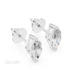 Marquise Cut Diamond Stud Earrings