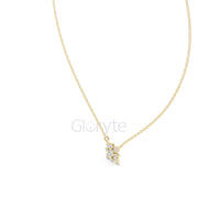 Bloom Diamond Cluster Pendant Necklace