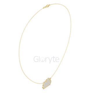 Cloud Diamond Pendant Necklace