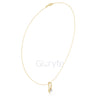 Solitaire Curve Diamond Pendant Necklace