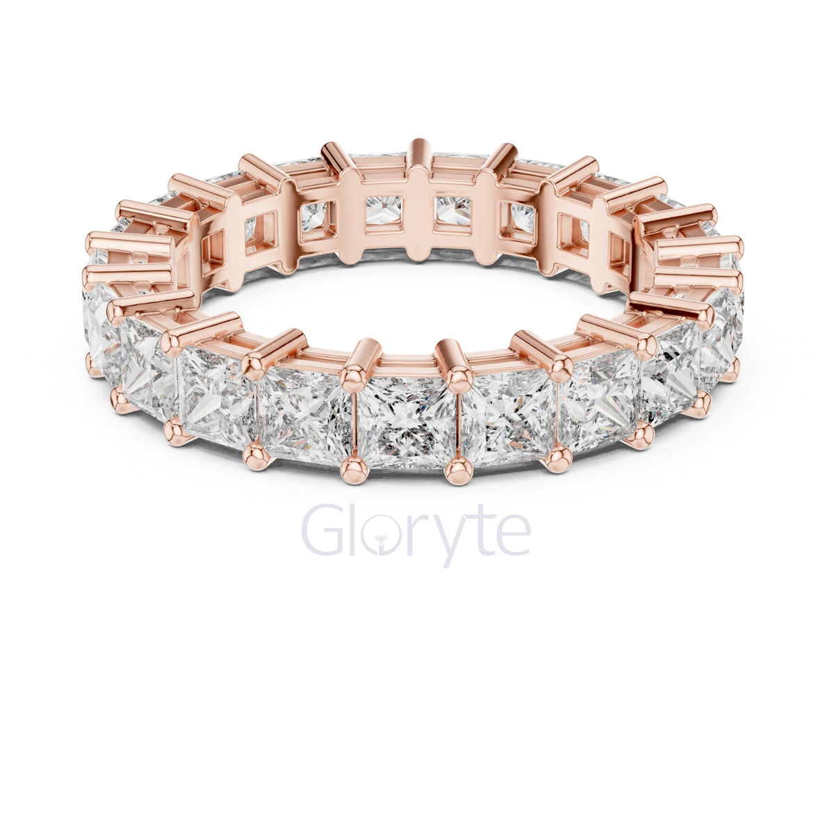 Princess Cut Diamond Eternity Band
