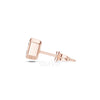 Asscher Diamond Studs in 925 Silver, 14K & 18K Gold