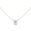 Pear Bezel Diamond Pendant Necklace (1.50 CT)
