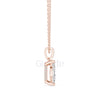 Marquise Cut Pendant with Diamond Bail | 1.50 CT