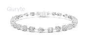 Mixed Shape Diamond Tennis Bracelet