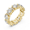 Bold Round & Petite Accent Diamond Eternity Band