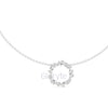Eternal Halo Diamond Wreath Necklace