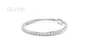 Round Cut Diamond Half Tennis Bracelet 2.50mm