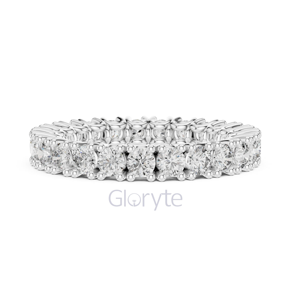 Round Cut Diamond Eternity Band – Classic Full Circle Ring
