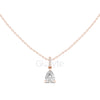 Pear Cut Pendant with Diamond Bail | 1.50 CT