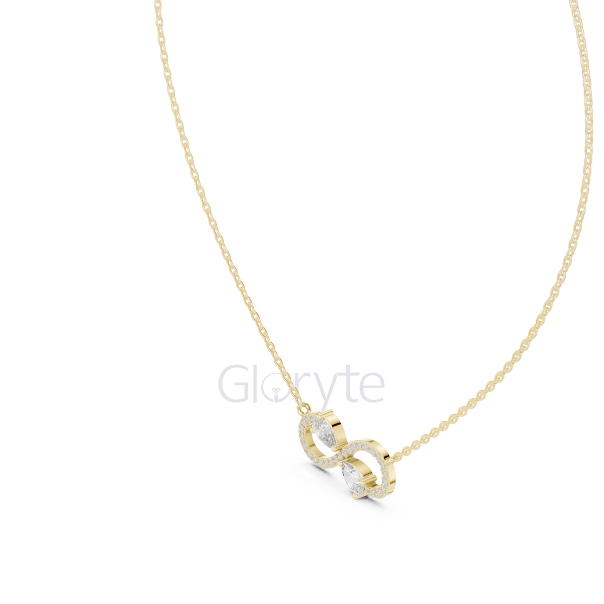Infinity Diamond Pendant Necklace