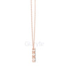 Three-Stone Diamond Pendant Necklace (1.11 CT)