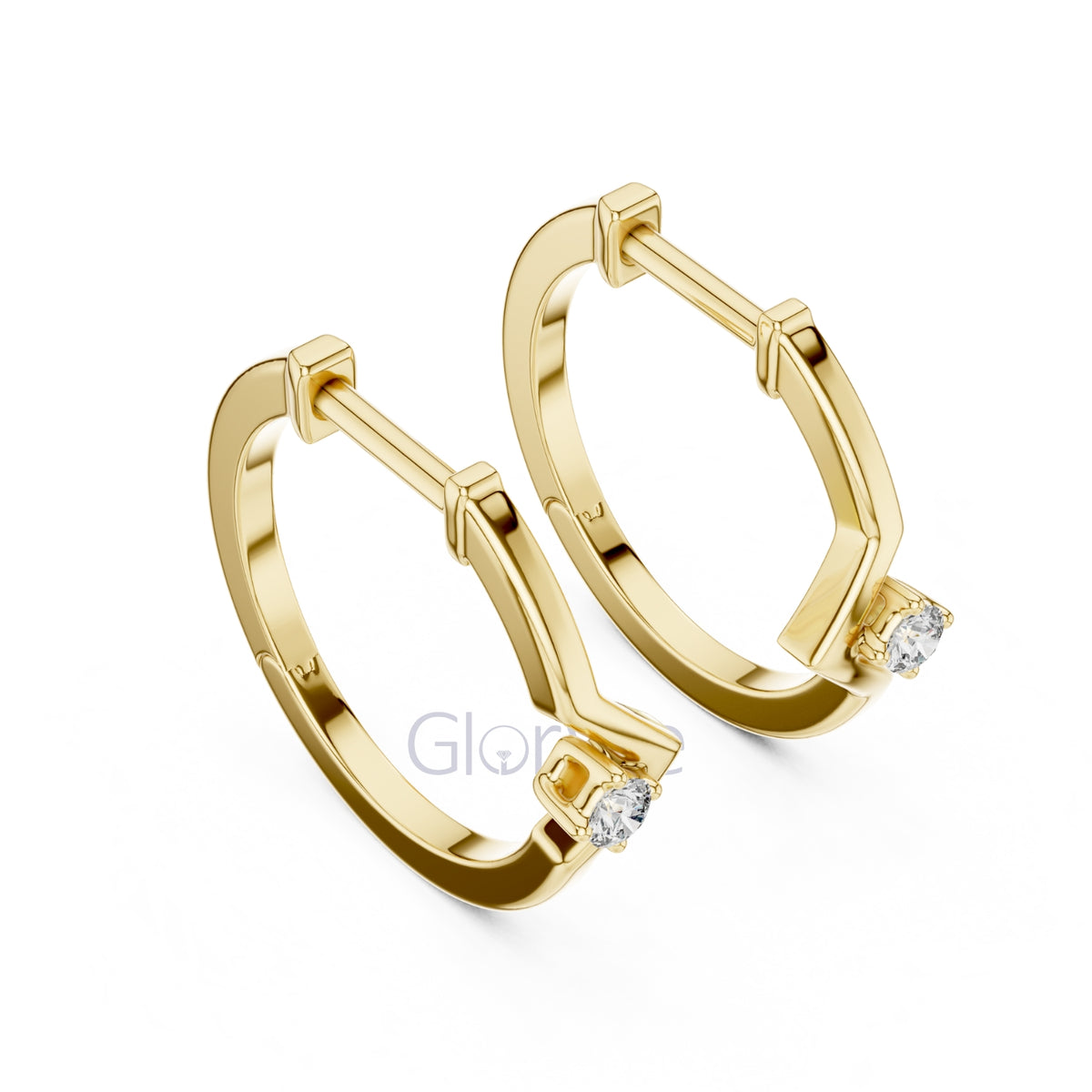 Geometric Hoop Earrings