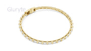 Baguette Cut Diamond Tennis Bracelet