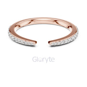 Open Pavé Diamond Band | Lab-Grown |