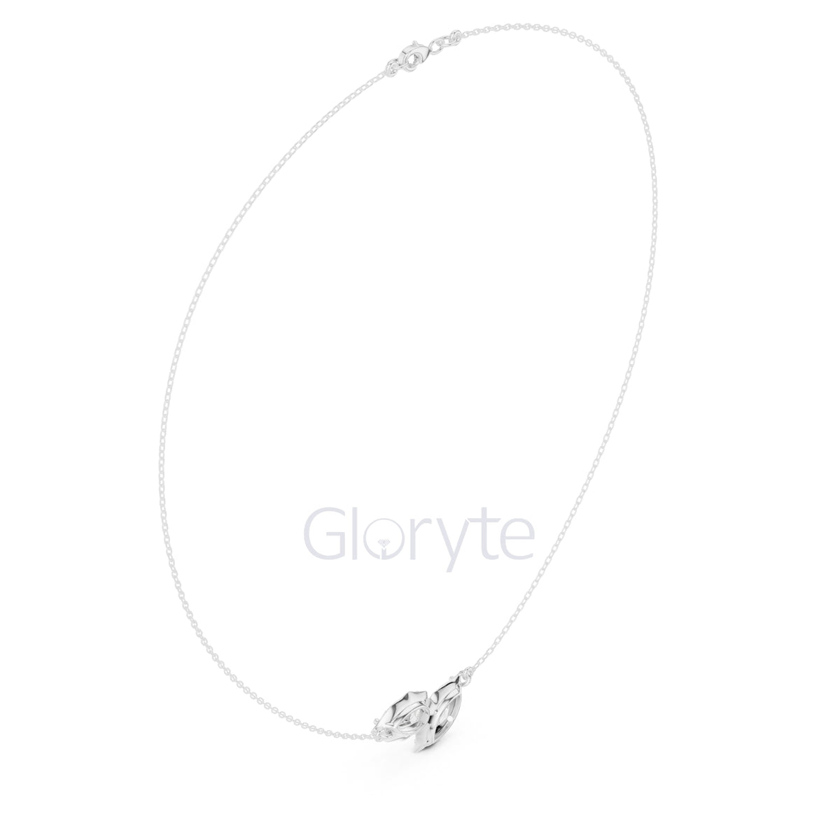 Pear and Marquise Diamond Duo Necklace