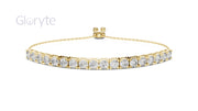 Round Cut Adjustable Diamond Bracelet | Timeless & Versatile
