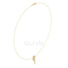 Oval & Pear Drop Diamond Pendant Necklace