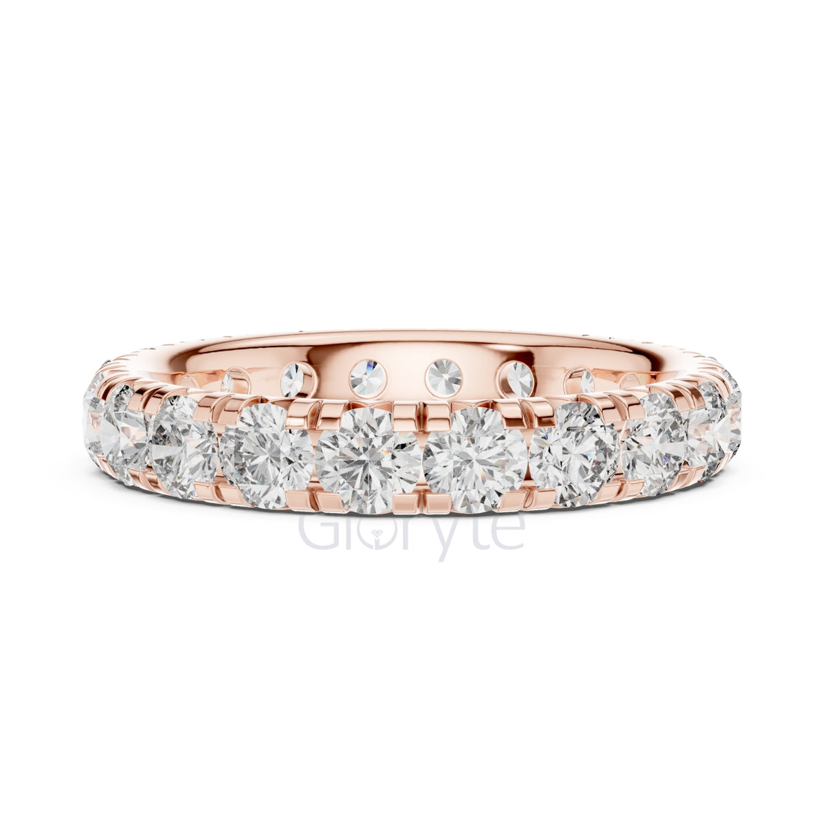 Round Cut Diamond Eternity Band