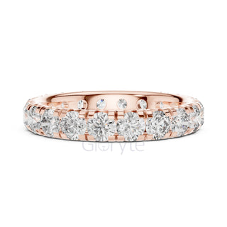 Round Cut Diamond Eternity Band