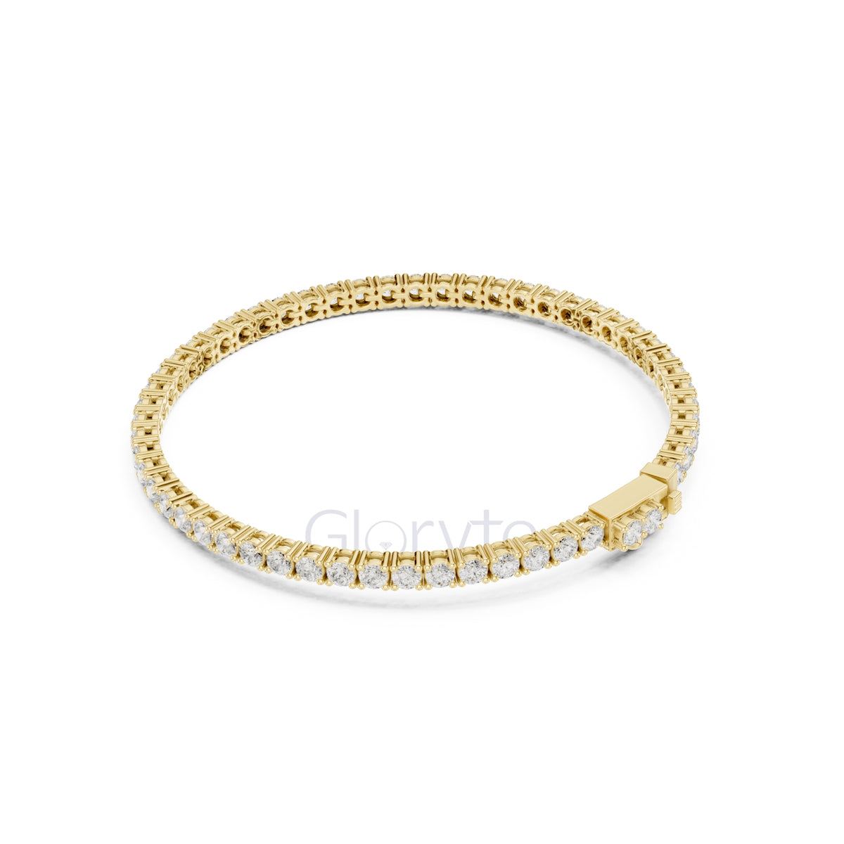 Classic Round Diamond Tennis Bracelet (2.50mm)