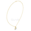 Two-Stone Diamond Pendant Necklace