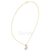 Two-Stone Diamond Pendant Necklace