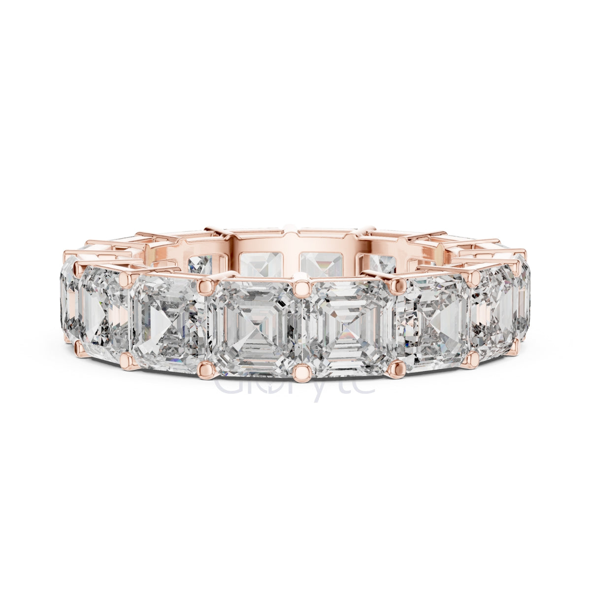 Asscher Cut Diamond Eternity Band