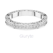 Vintage Inspired Diamond Eternity Band with Micro Prong Setting