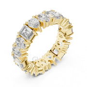 Emerald, Pear & Oval Cut Diamond Eternity Band – Full Circle Brilliance