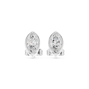 Elegant Bezel Diamond Stud Earrings | 2.50 Carat Total Weight