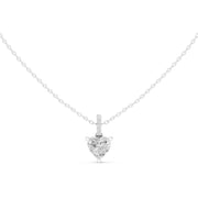 Diamond Solitaire Bezel Pendant Necklace (1.50ct) with Chain