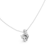 Diamond Solitaire Bezel Pendant Necklace (1.50ct) with Chain