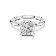 Elegant 2.5ct Solitaire Diamond Ring with Accent Side Stones