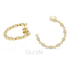 Round Diamond Hoop Earrings in Marquise-Style Bezels – Lab-Grown / Moissanite