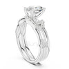 Oval Diamond Bridal Set