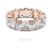 Pear Cut Diamond Eternity Band – Full Circle