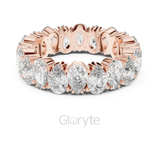 Pear Cut Diamond Eternity Band – Full Circle