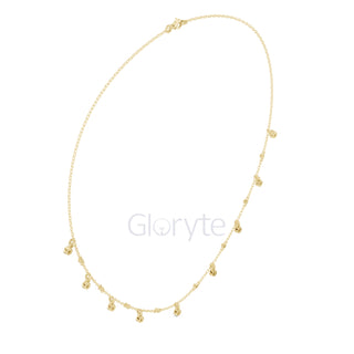 Dangling Diamond Station Necklace