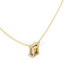 Radiant Cut Solitaire Pendant | 2.5 CT