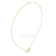 Diamond Link Pendant Necklace