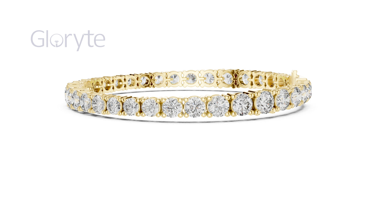 Round Brilliant Diamond Tennis Bracelet