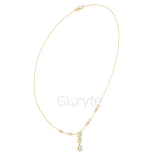 Pear Drop Diamond Necklace