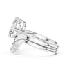 Asscher & Mixed-Cut Diamond Bridal Set Ring