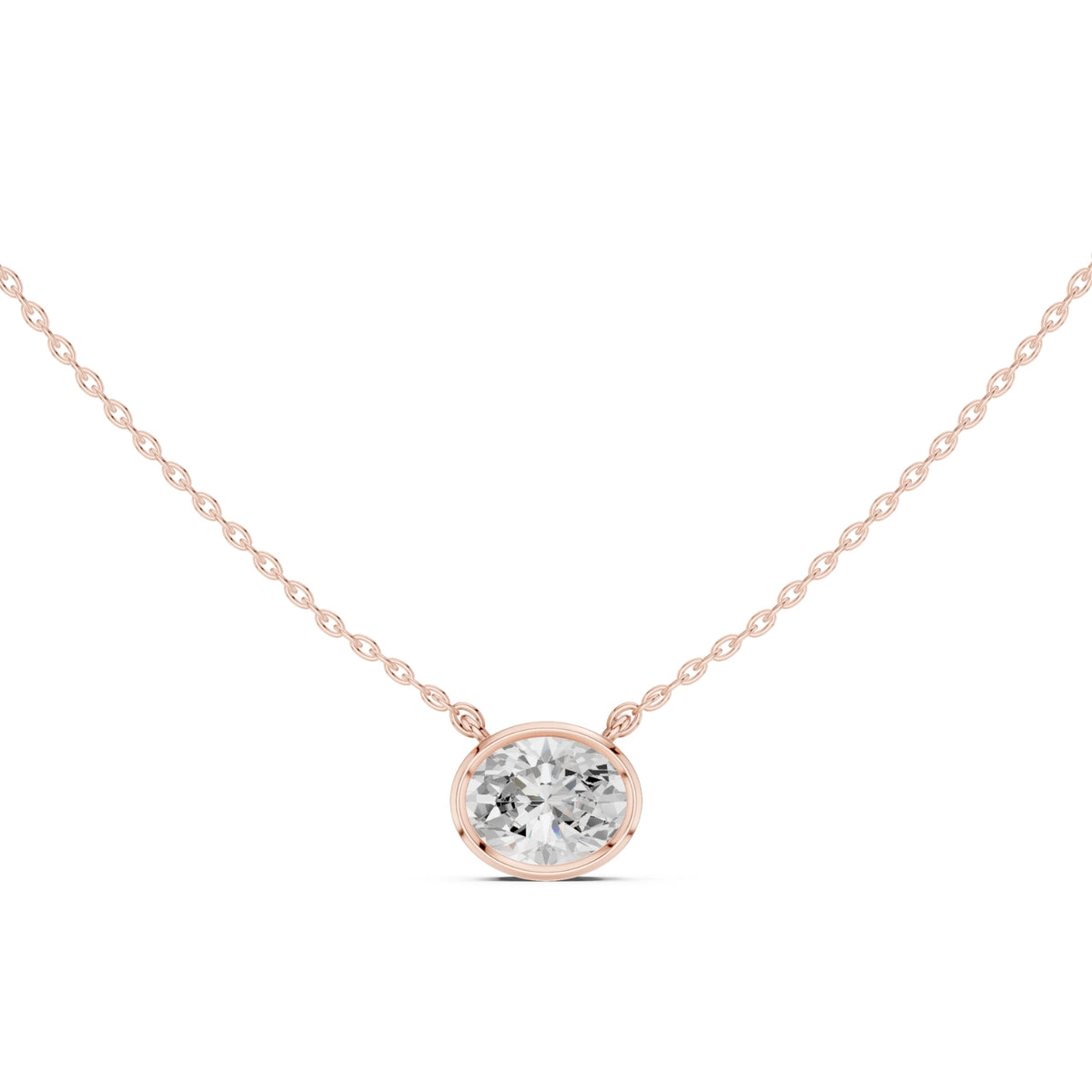 2.50 Carat East-West Diamond Solitaire Pendant – Oval & Marquise Shape