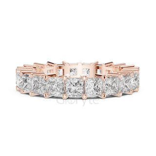 Princess Cut Diamond Eternity Band