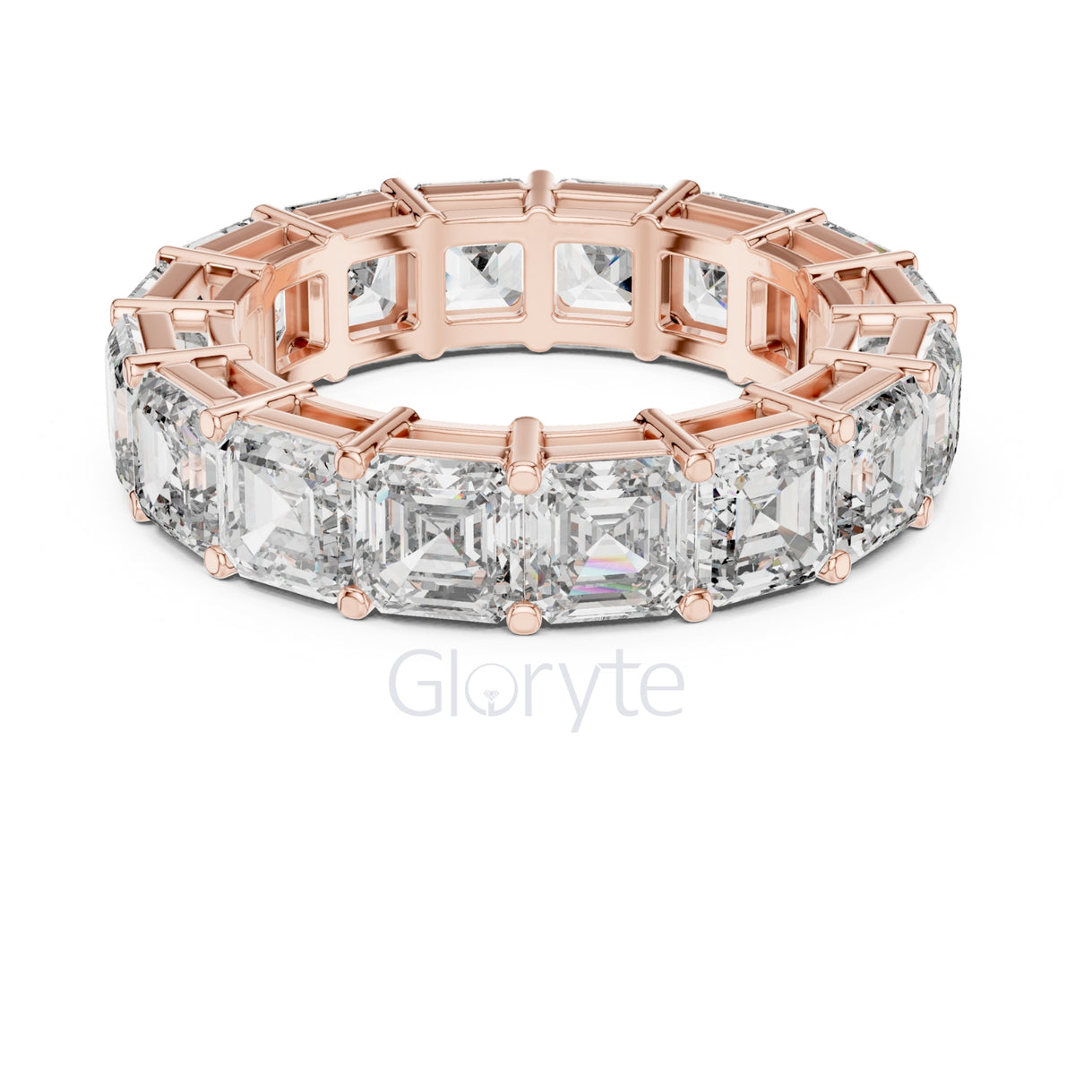Asscher Cut Diamond Eternity Band
